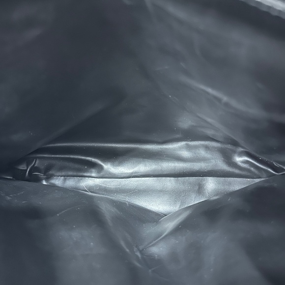 Vintage Pistore Italian Chic Black Woven Leather Shoulder Bag - Picture 10 of 13